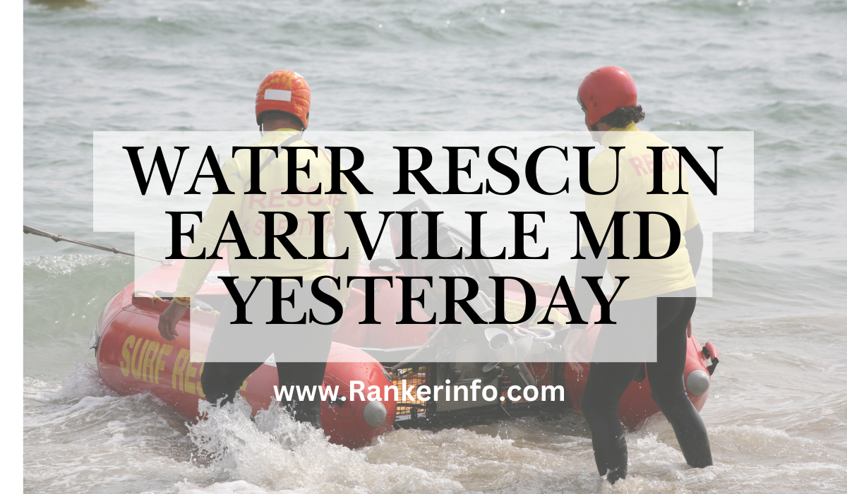 Heroic Water Rescu In Earlville Md Yesterday