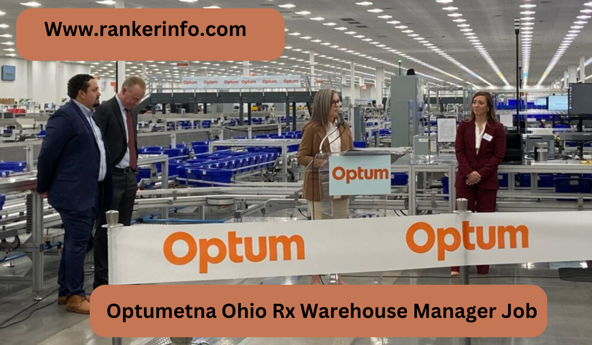 Optumetna Ohio Rx Warehouse Manager Job