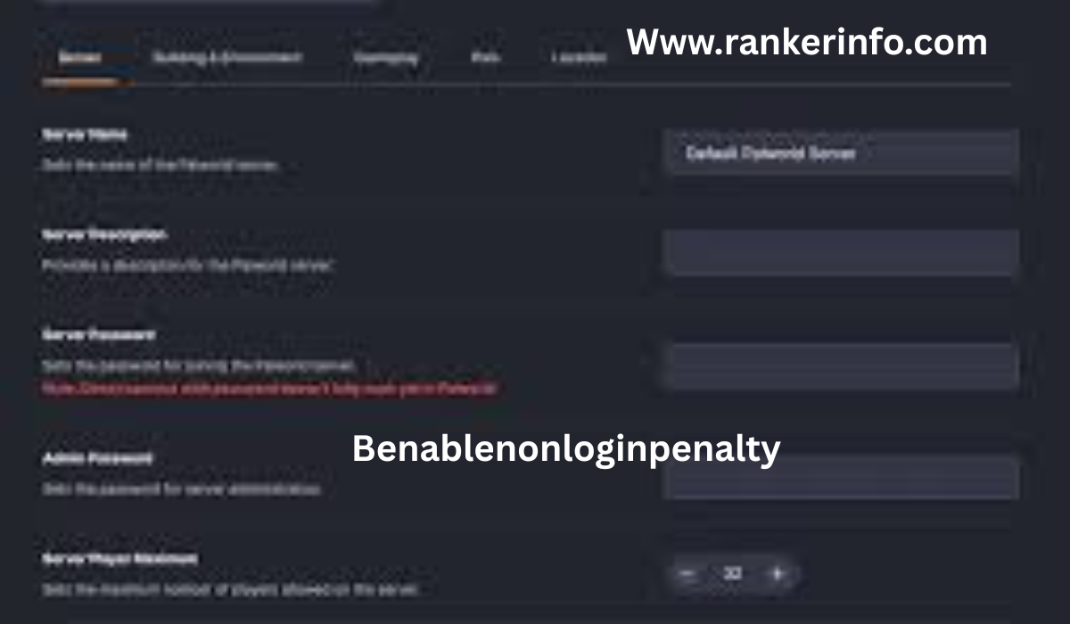 Benablenonloginpenalty